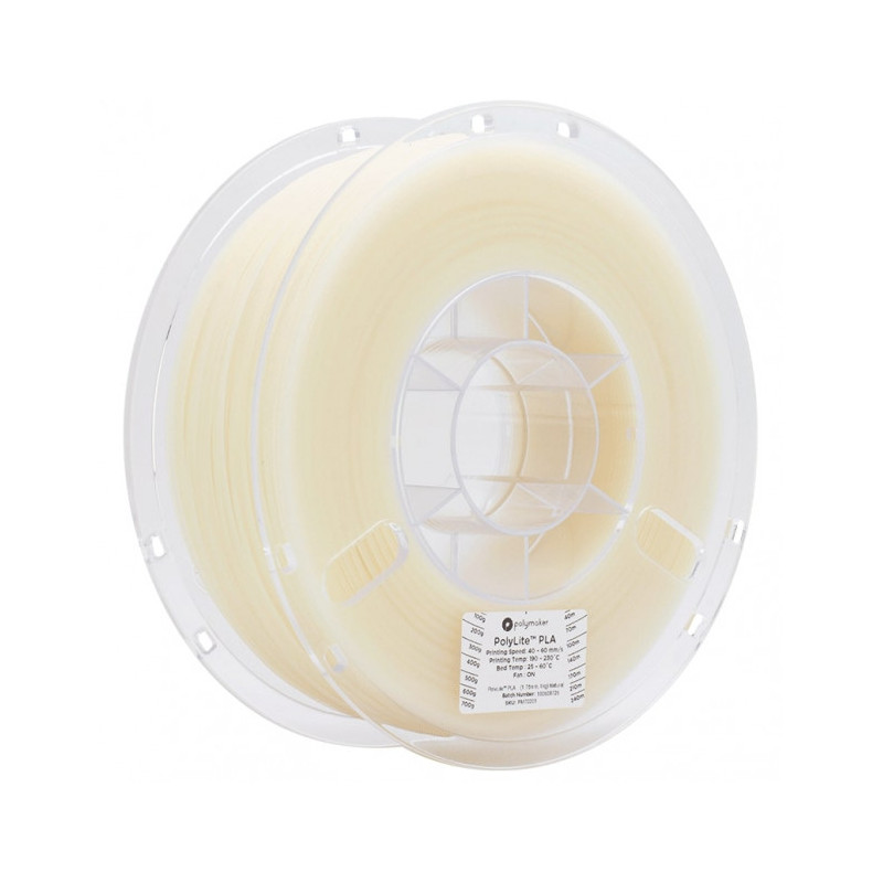 Bobine PolyLite PLA Blanc 1kg