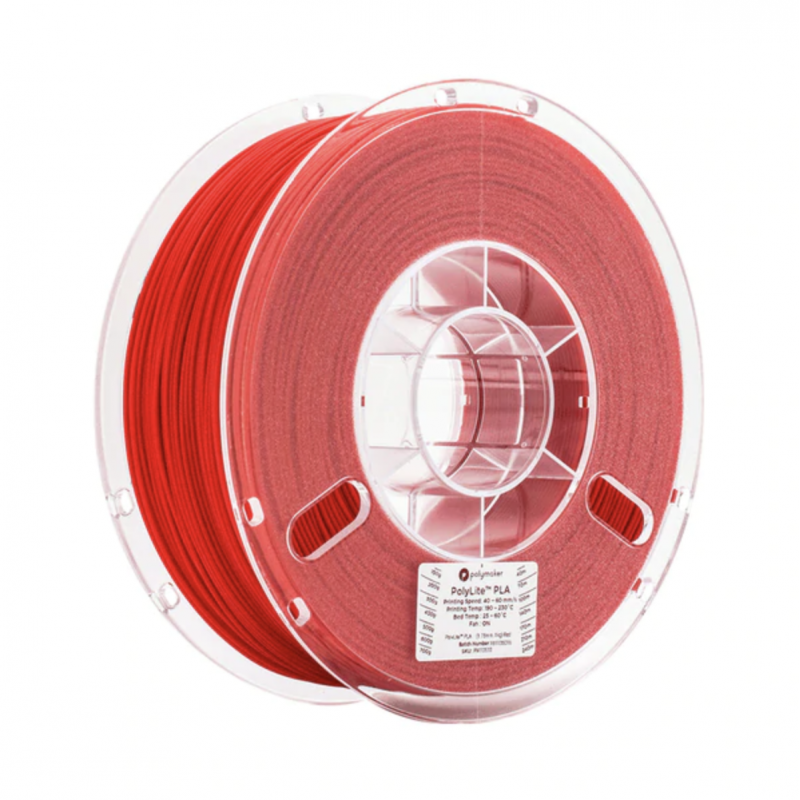 Bobine PolyLite PLA Rouge 1kg