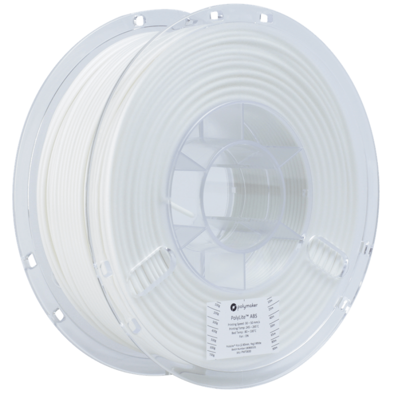 Filament ABS PolyLite Blanc