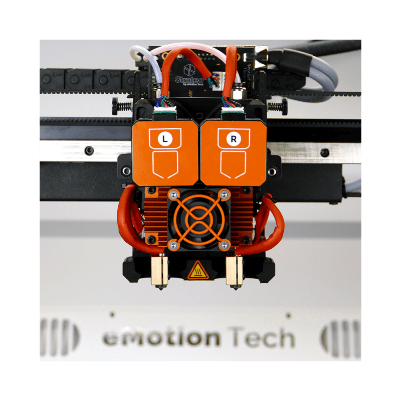 Outil de double extrusion hautes température Strateo3D Dual600