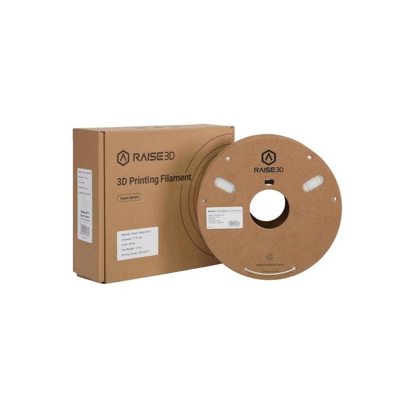 Hyper Speed PLA Raise3D Blanc 1kg - 1.75mm Hyper Speed PLA Raise3D Blanc 1kg - 1.75mm