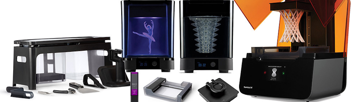 Zoom sur les imprimantes 3D SLA Form 3 et 3L de Formlabs